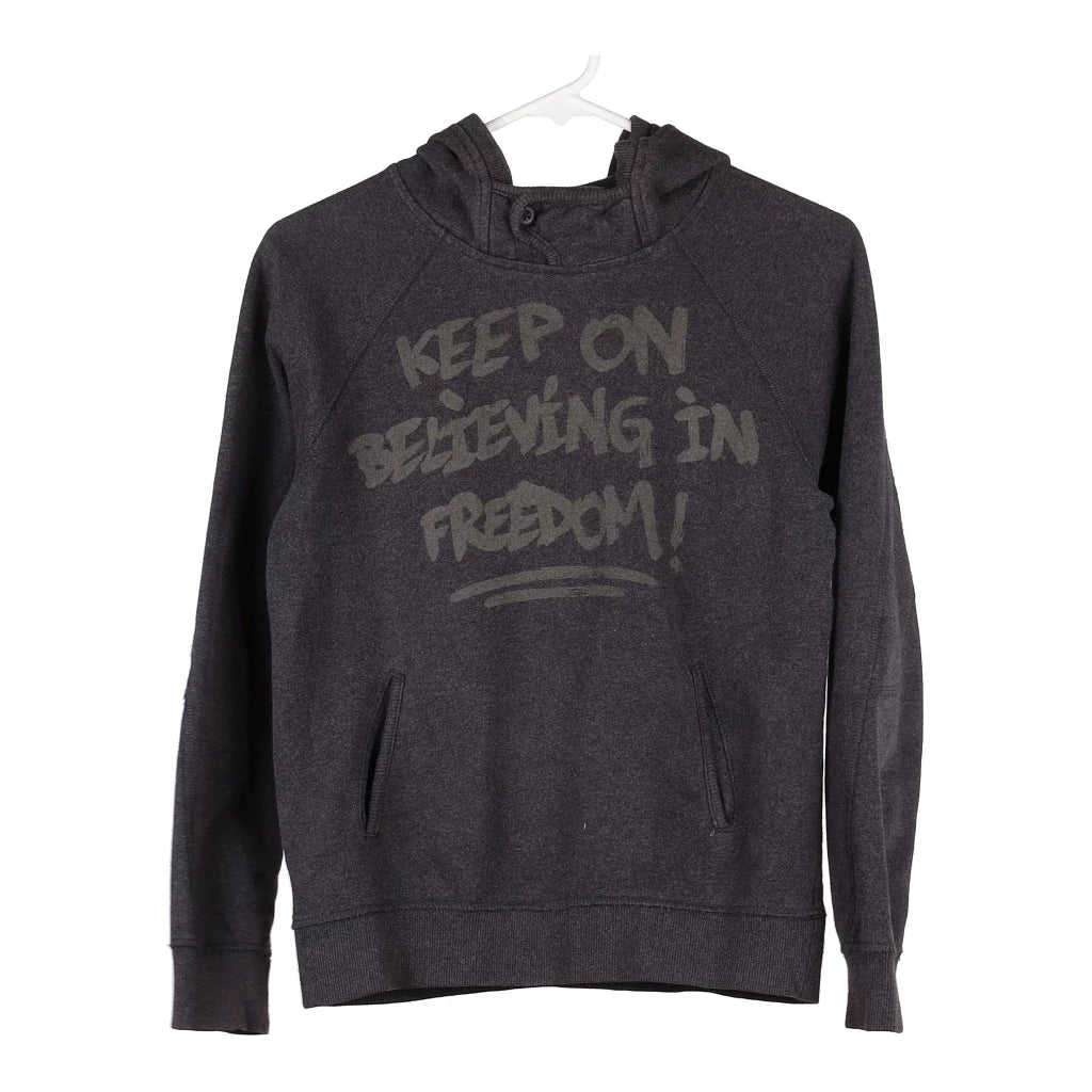 image of Benetton Hoodie - XS Grey Cotton Blend
