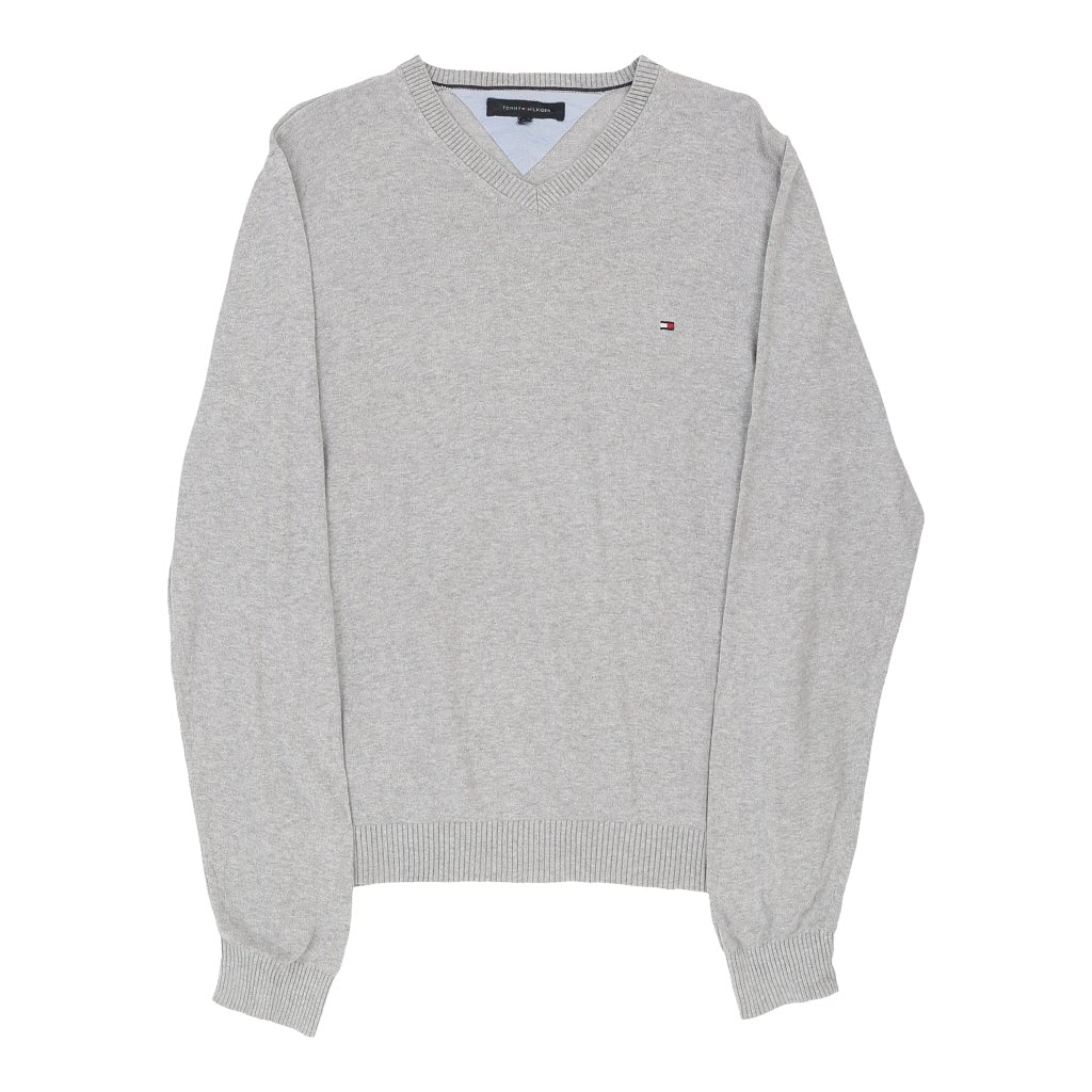 grey tommy hilfiger jumper