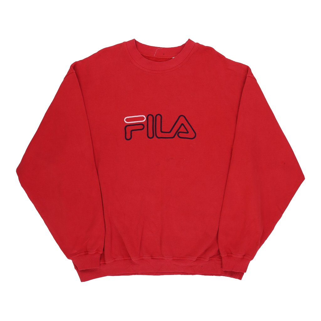 Fila Sweatshirt - XL Red