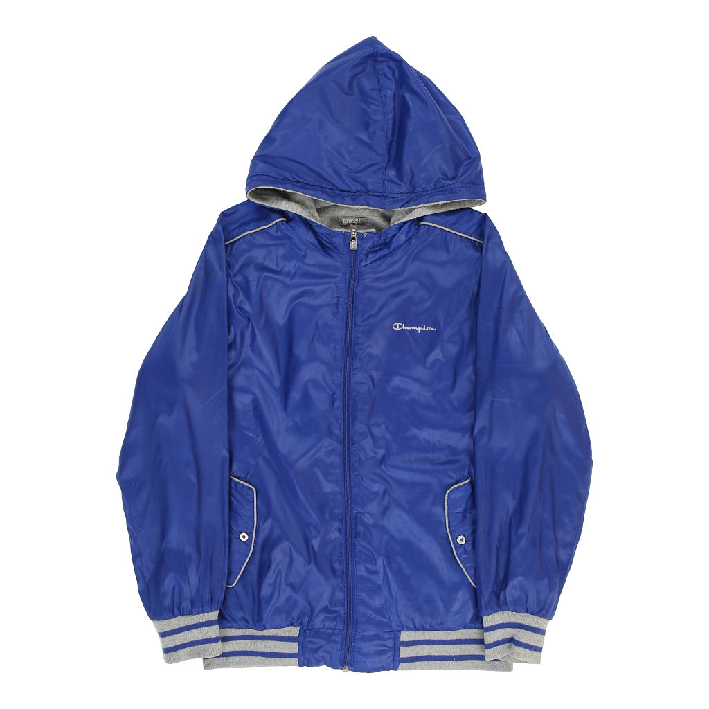 image of Vintage Reversible Champion Jacket - XS Blue Polyester