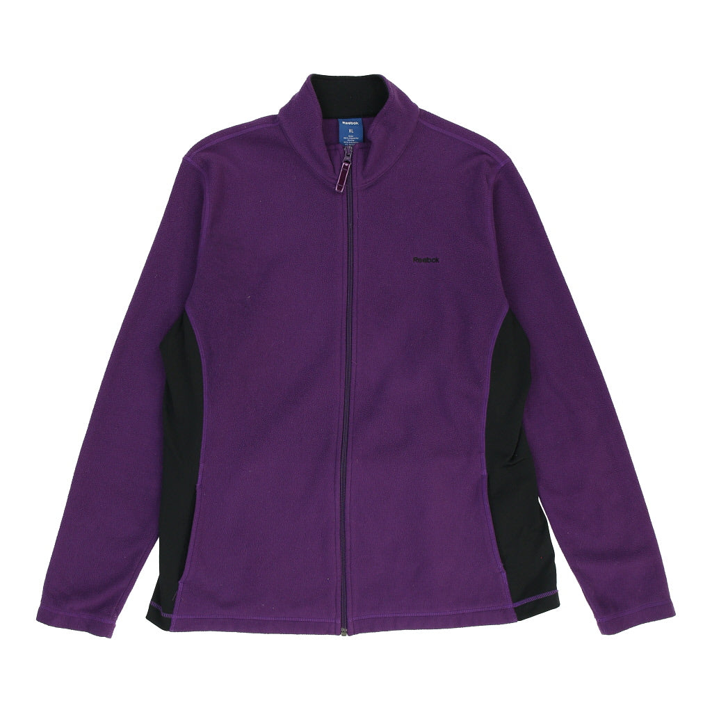 image of Vintage Reebok Fleece - XL Purple Polyester