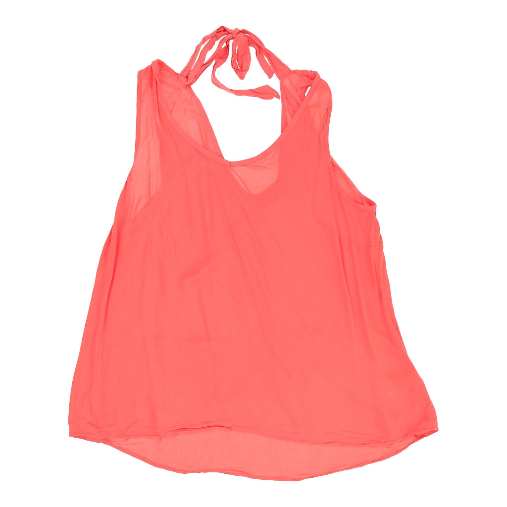 image of Vintage Yessica Top - Medium Orange Viscose