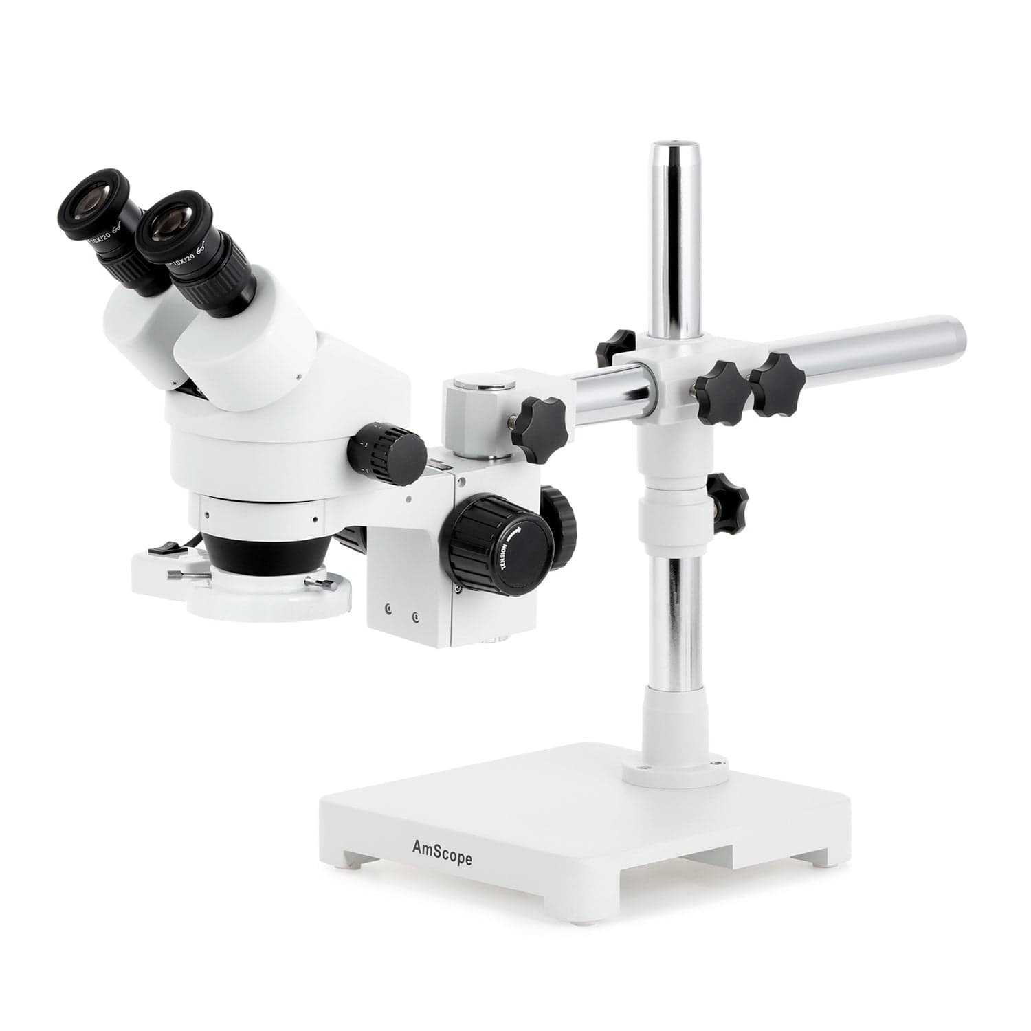 3.5X-90X Binocular Stereo Zoom Microscope w/80 LED Compact Ring