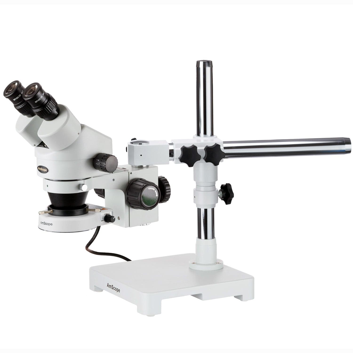 3.5X-90X Binocular Stereo Zoom Microscope w/80 LED Compact Ring