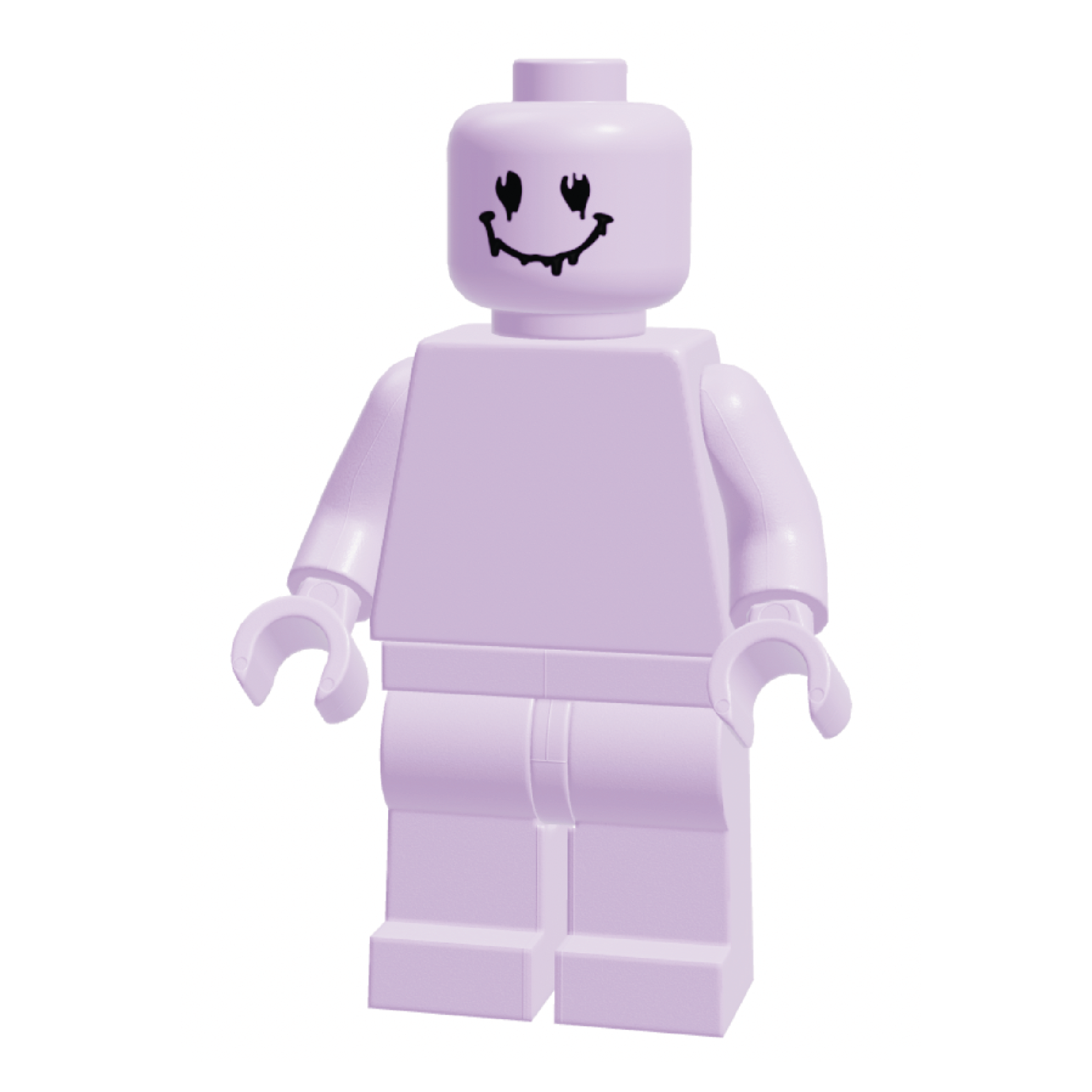 Here it is: the full purple LEGO Classic Space minifigure