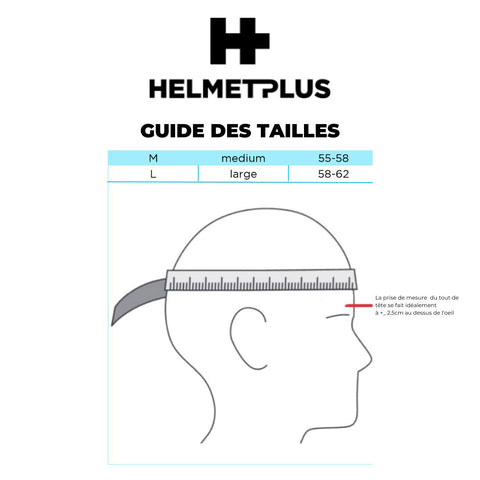 guide des tailles casque cycliste helmetplus