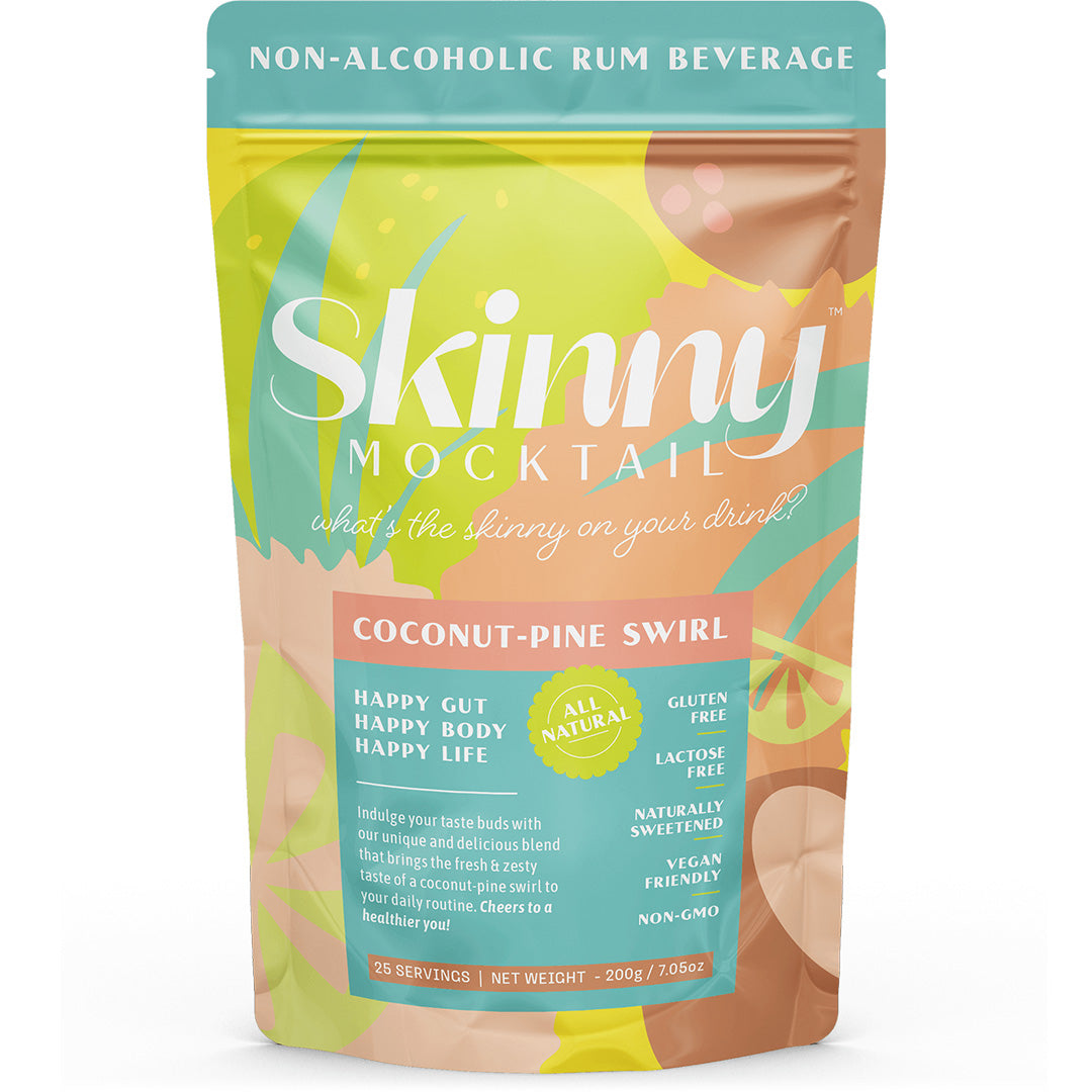 Skinny Mocktail Coconut-Pine Swirl