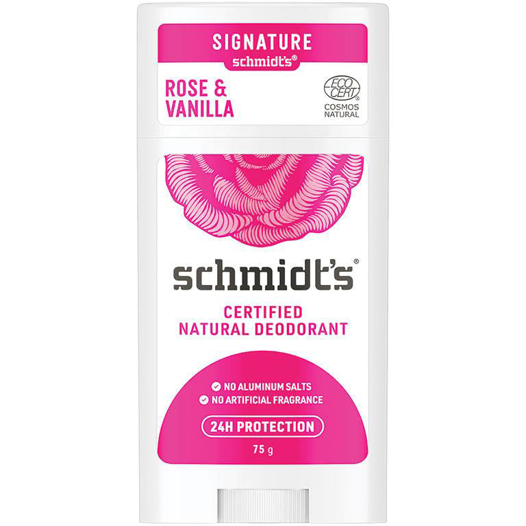 Schmidt's Rose   Vanilla Deodorant