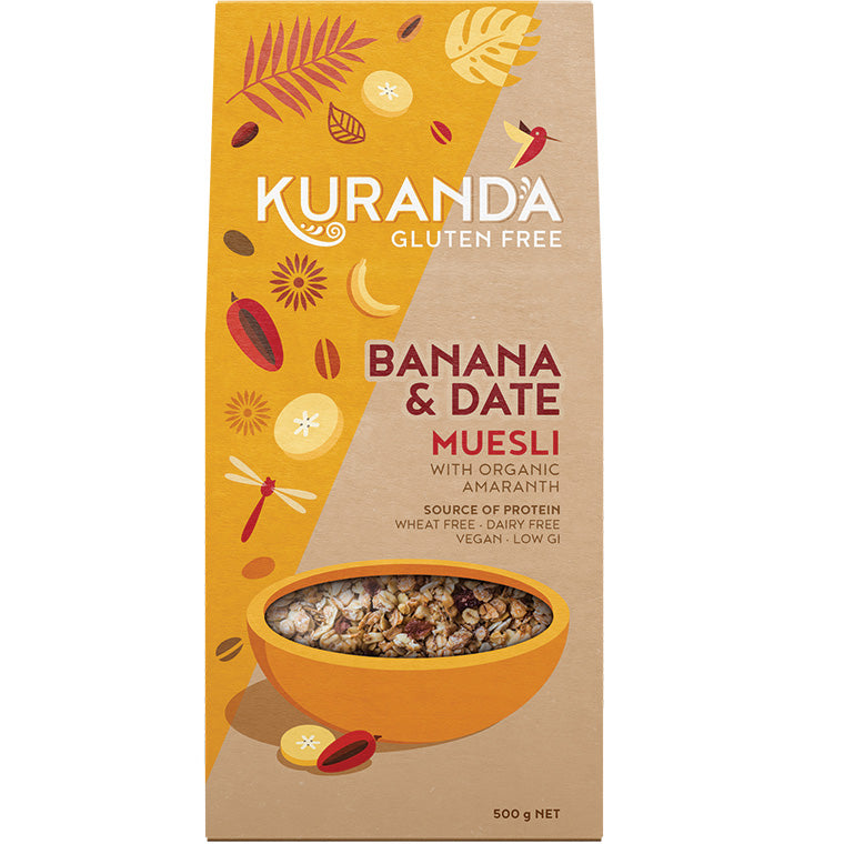 Kuranda Gluten Free Banana & Date Muesli