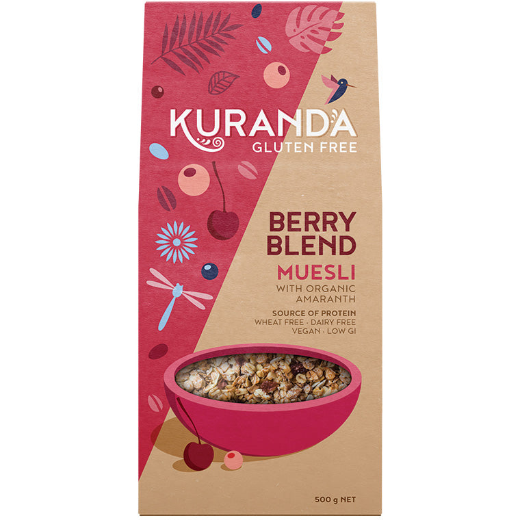 Kuranda Gluten Free Berry Blend Muesli