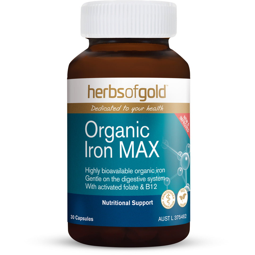 Herbs Of Gold Organic Iron MAX