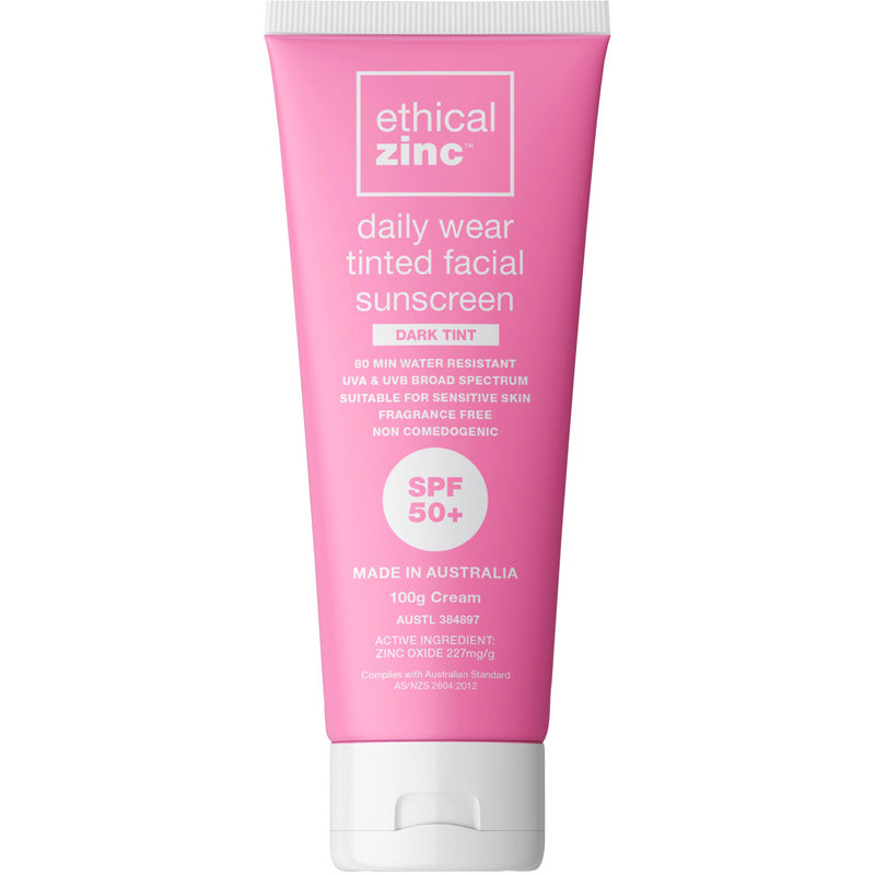 Ethical Zinc SPF50  Daily Wear Tinted Facial Sunscreen