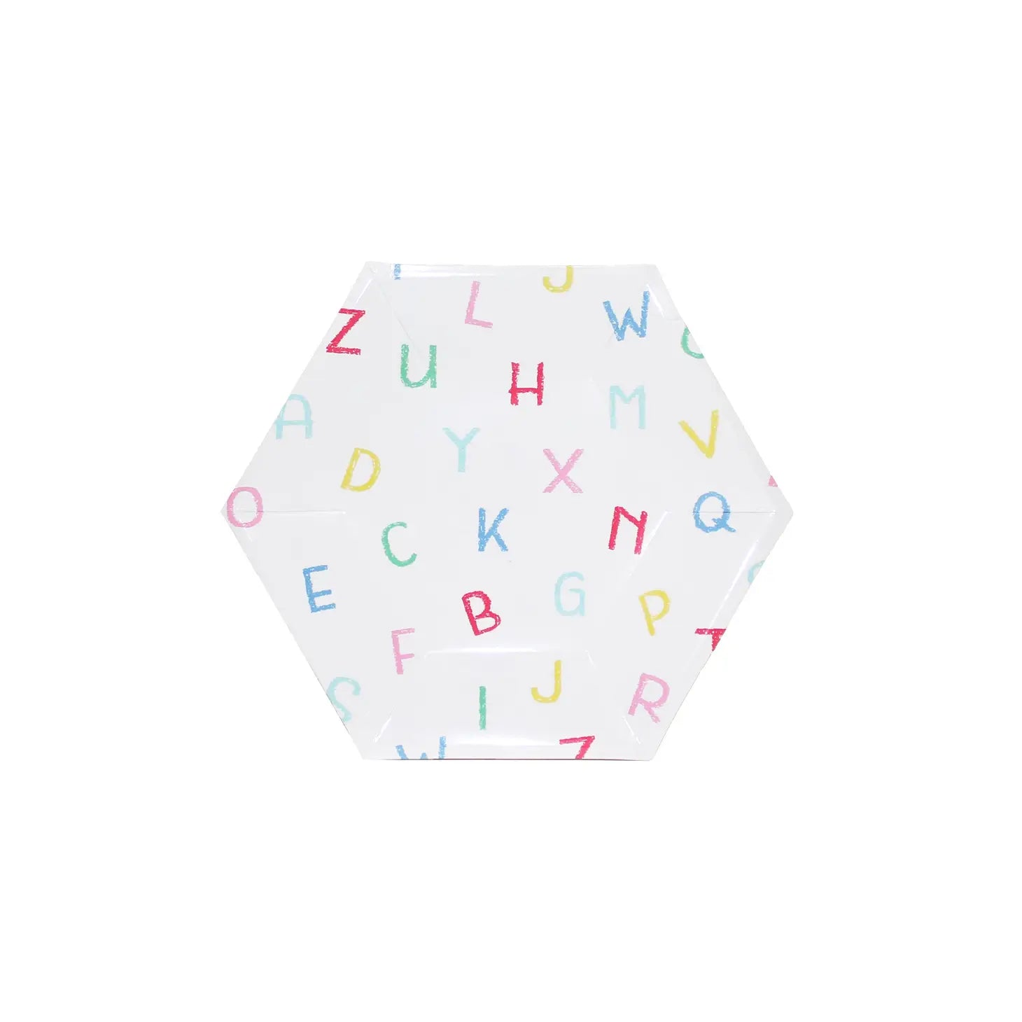 Back To School Small Alphabet Plates