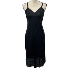 Load image into Gallery viewer, Vintage LORRAINE Black Full Dress Slip 38 Tall
