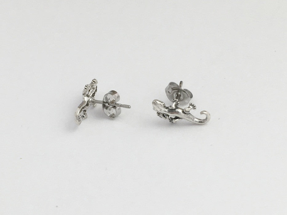 lizard stud earrings