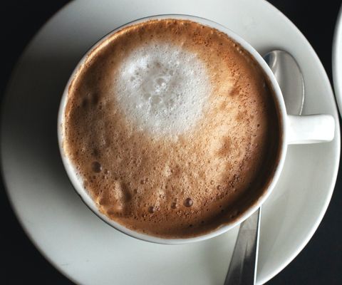 Cappuccino avec mousse de lait