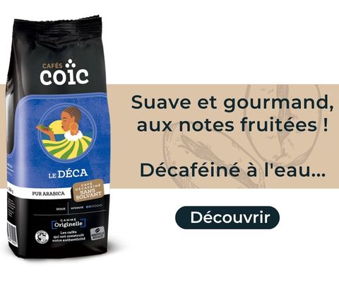 Café Bio Décaféiné, 250 gr Moulu – Cafés Coïc