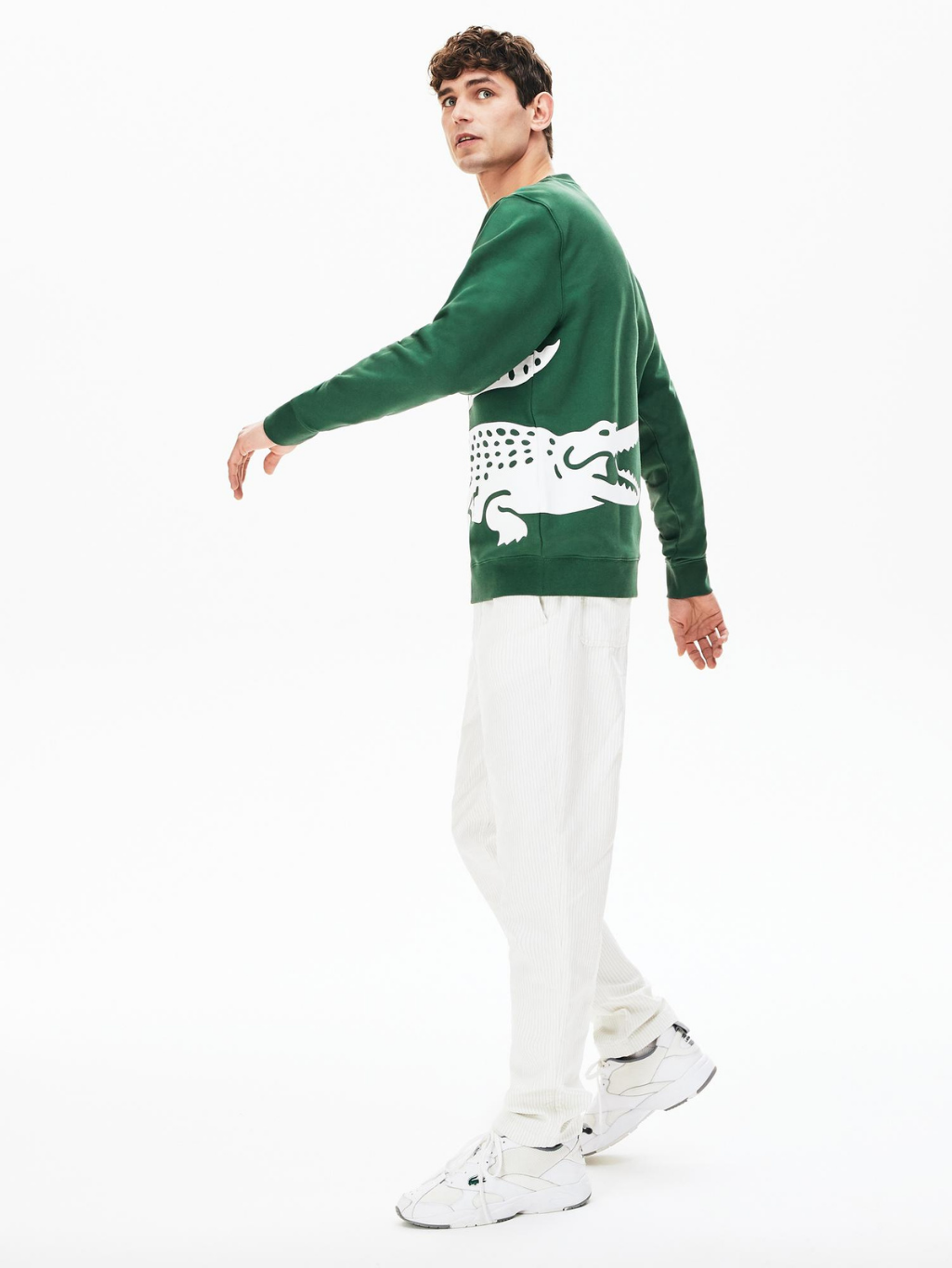 lacoste big croc sweatshirt