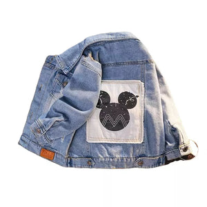 Mickey Denim Jacket For Boys Fashion Coats Children Clothing Autumn Baby Girls Clothes - 90shopping Co LLC
