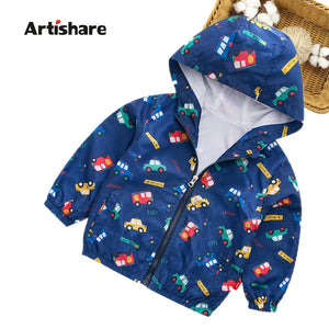 Boys Coat Outerwear Cartoon Pattern Boy Coats Kids Casual Children Coats Toddler Children Clothing - 90shopping Co LLC
