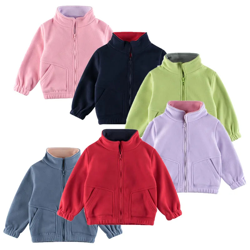Kids Jackets Sweatshirt for Children Winter Autumn Windproof Outerwear Tops Baby Coats