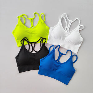 Sports underwear women's running shockproof summer quick drying back fitness bra - 90shopping Co LLC