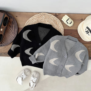 Baby Boys Spring And Autumn Knitted Sweater Sports Coat Simple Travel - 90shopping Co LLC