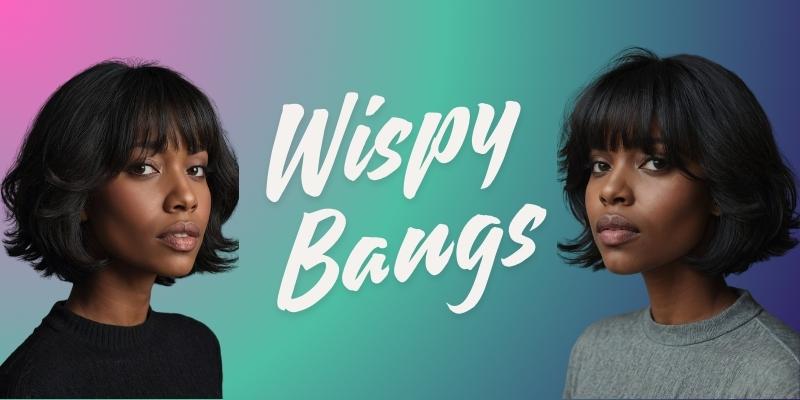 models with wispy bangs