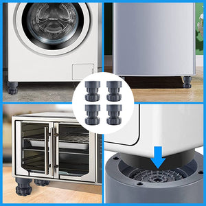 4 pieces height-adjustable washing machine support