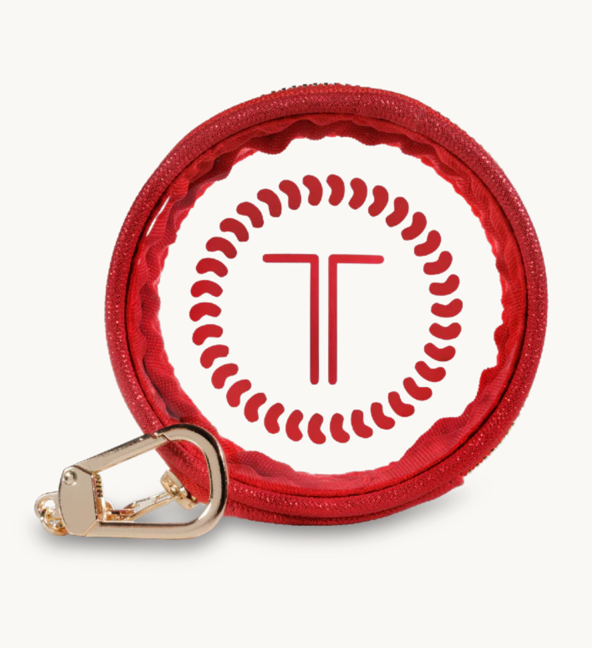 Teleties | Red Glitter Keychain TELETOTE