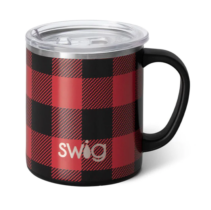 Buffalo Plaid Skinny Can Cooler – Featherandvine