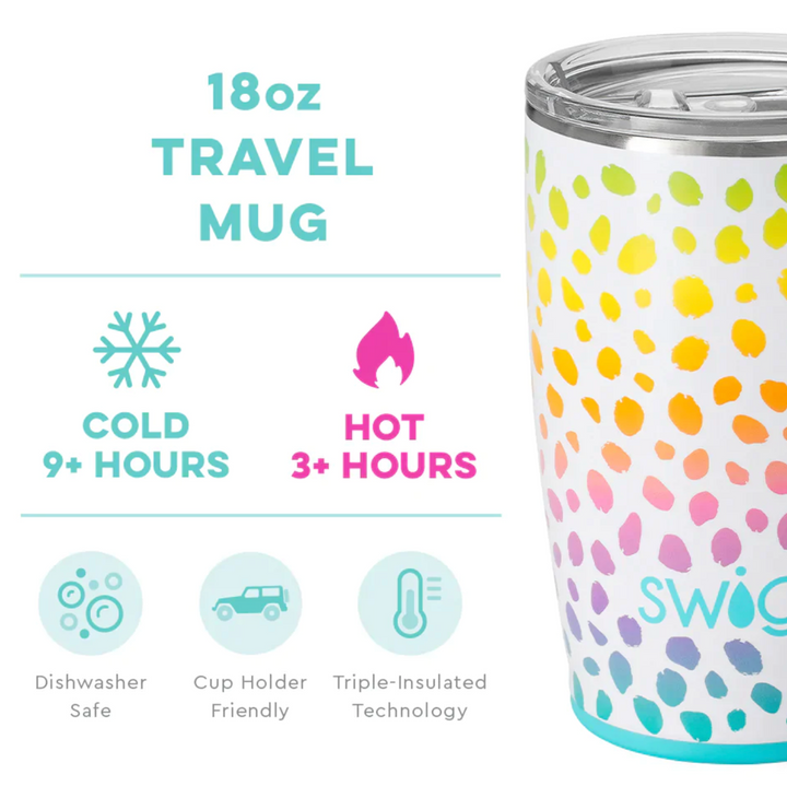 Swig - Santa Baby Travel Mug with Tassel Charm 18oz - Columbia