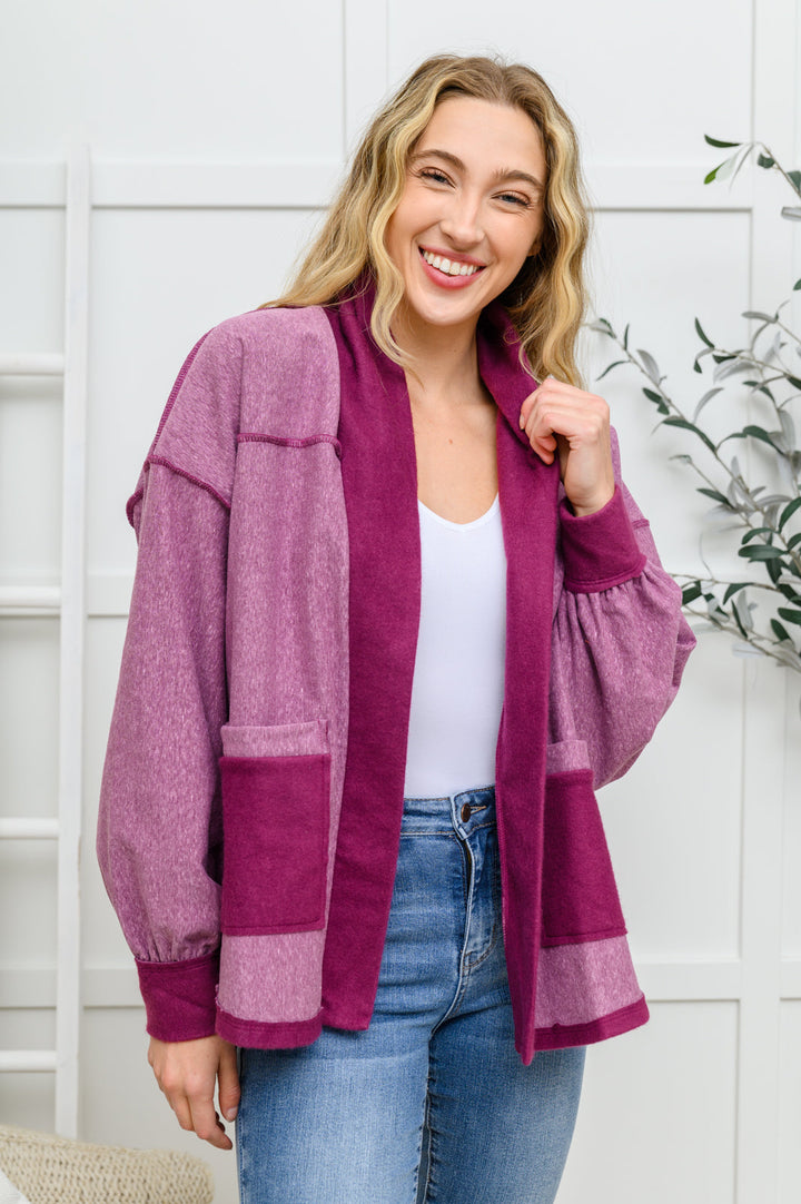 Staying Swift Activewear Jacket in Raspberry – Lavender Boutique