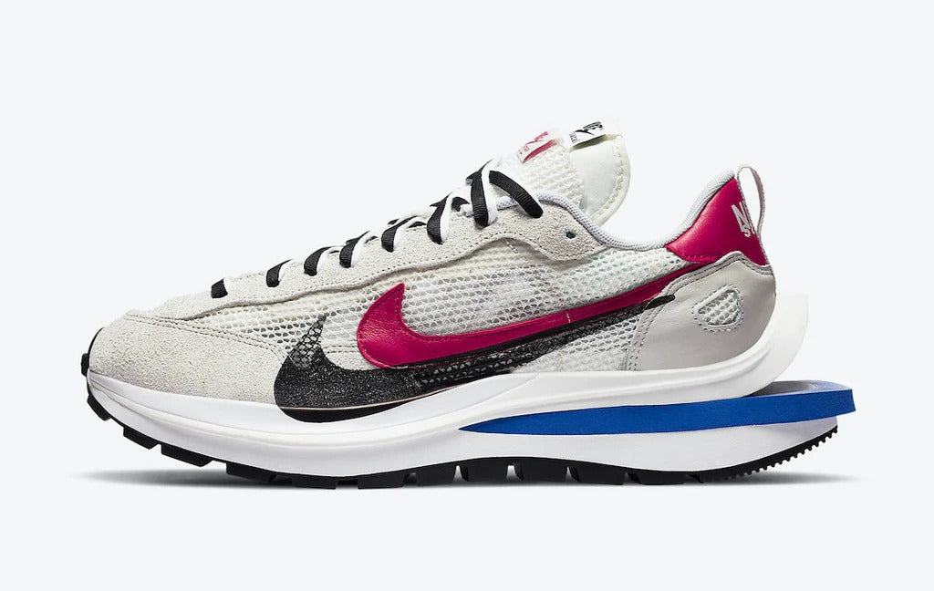 nike sacai vaporwaffle royal fuchsia