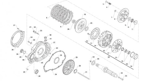 Clutch Nut Red TM KZ – Ohio Kart Parts