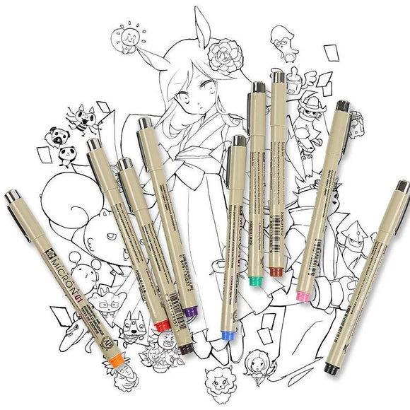 vleugel nabootsen halfrond Sakura Pigma Micron Fineliner Pens: Colorful Set of 4/8/14 –  MyPaperPandaShop