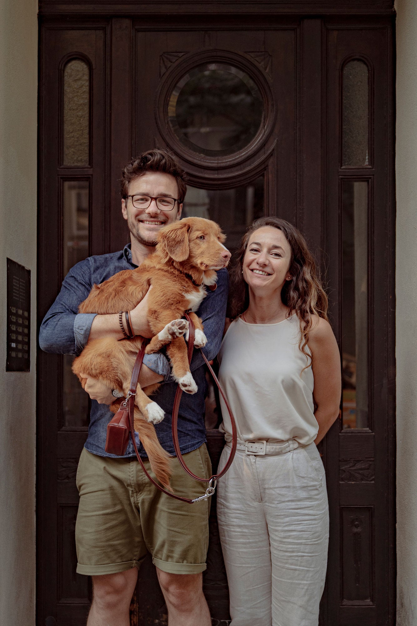 Berlin couple with their dog