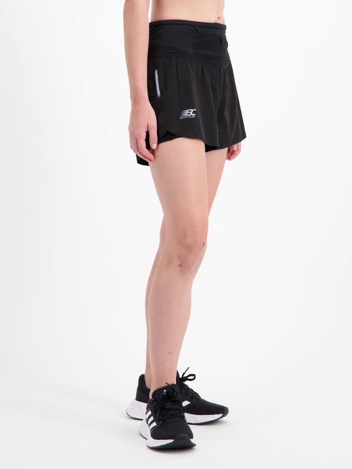 Short de running femme Linh Ultra Noir – Bodycross