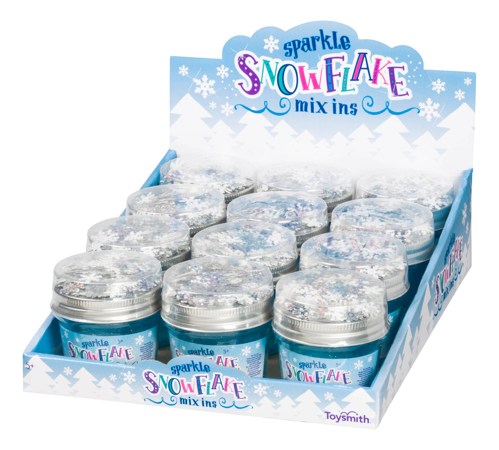 Toysmith - Holiday Mix Ins, Putty/Slime Kit, Clear/Confetti/Colorful