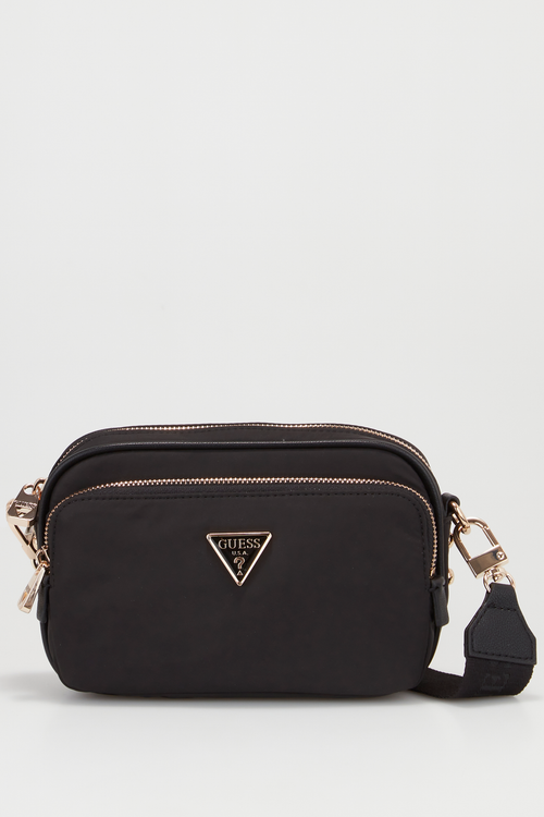 GUESS Little Bay Shoulder Bag, Black: Handbags