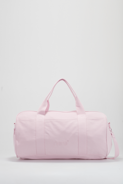 Steve Madden Duffle Bag Purse Tote Travel Gym Dusty Pink Shoulder Strap  Nylon