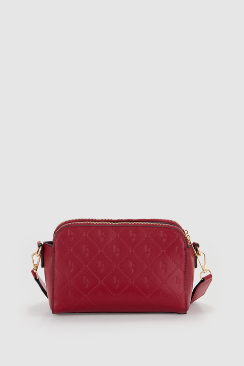 G.I.L.I. Got It Love It Leather Burgundy Crossbody Bag purse gently  preloved | eBay