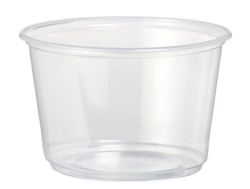 4oz Plastic Sauce Pots with Lids — Event Supplies