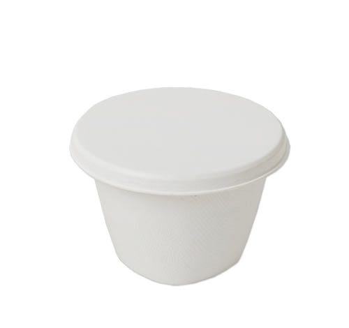 2oz Plastic Sauce Pots with Lids — Event Supplies