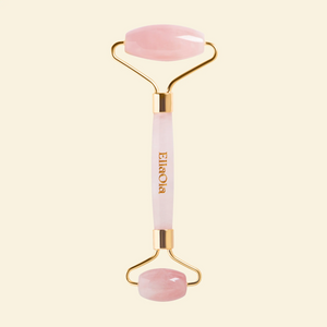 Ella Ola Rose Quartz De-Puffing Facial Roller - Nomad Collection 