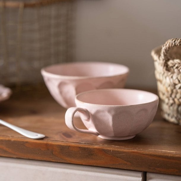 Kafuh Pink Sakura Square Bowls 4pc Set - Merae