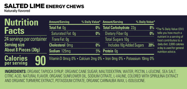 GU Salted Lime Energy Chews