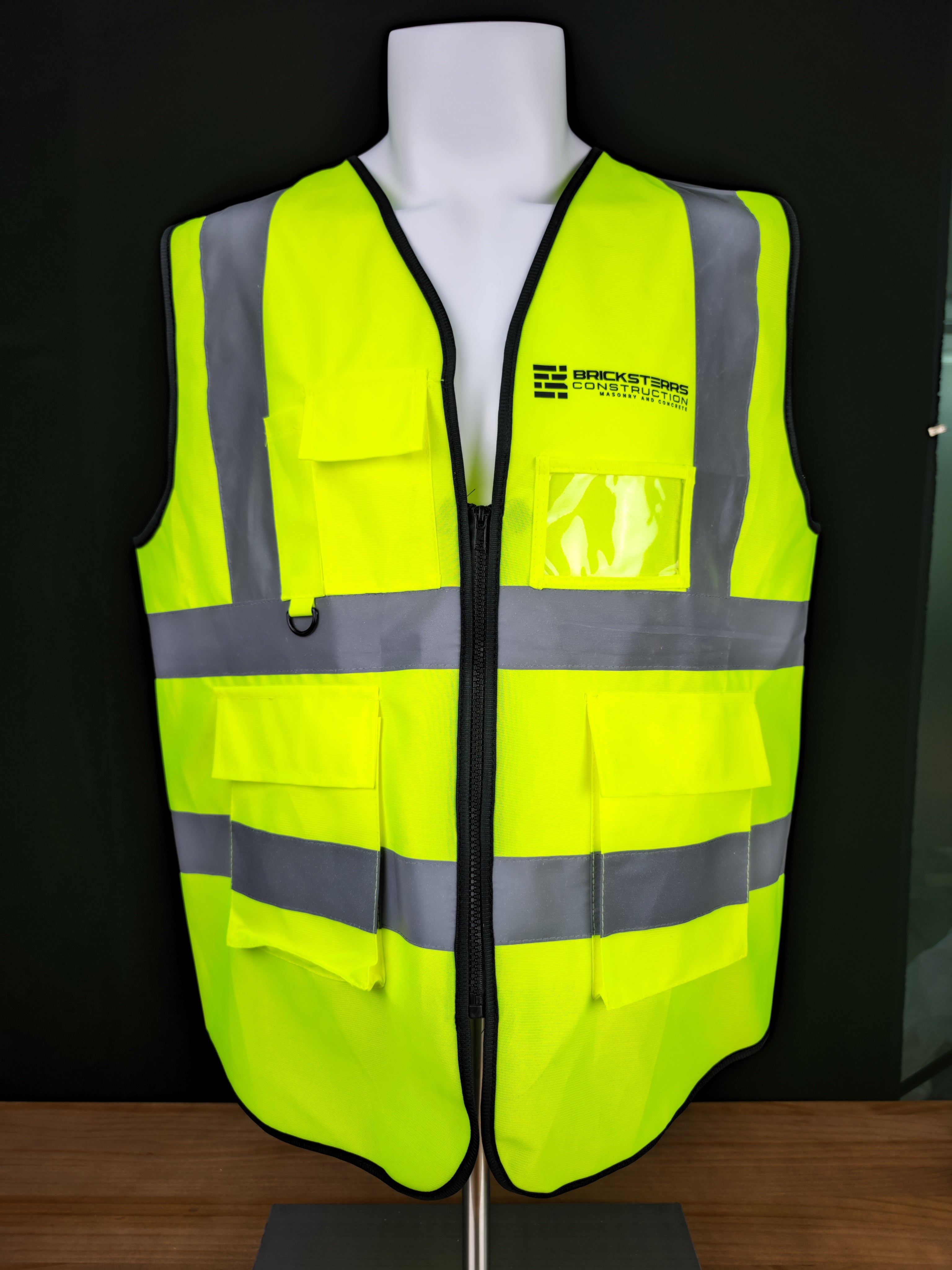 Custom safety vest customize hi vis vest reflective vest with logo company logo