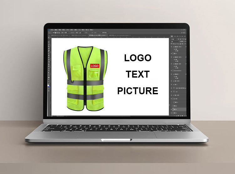 custom safety vest with logo,print logo image and your design