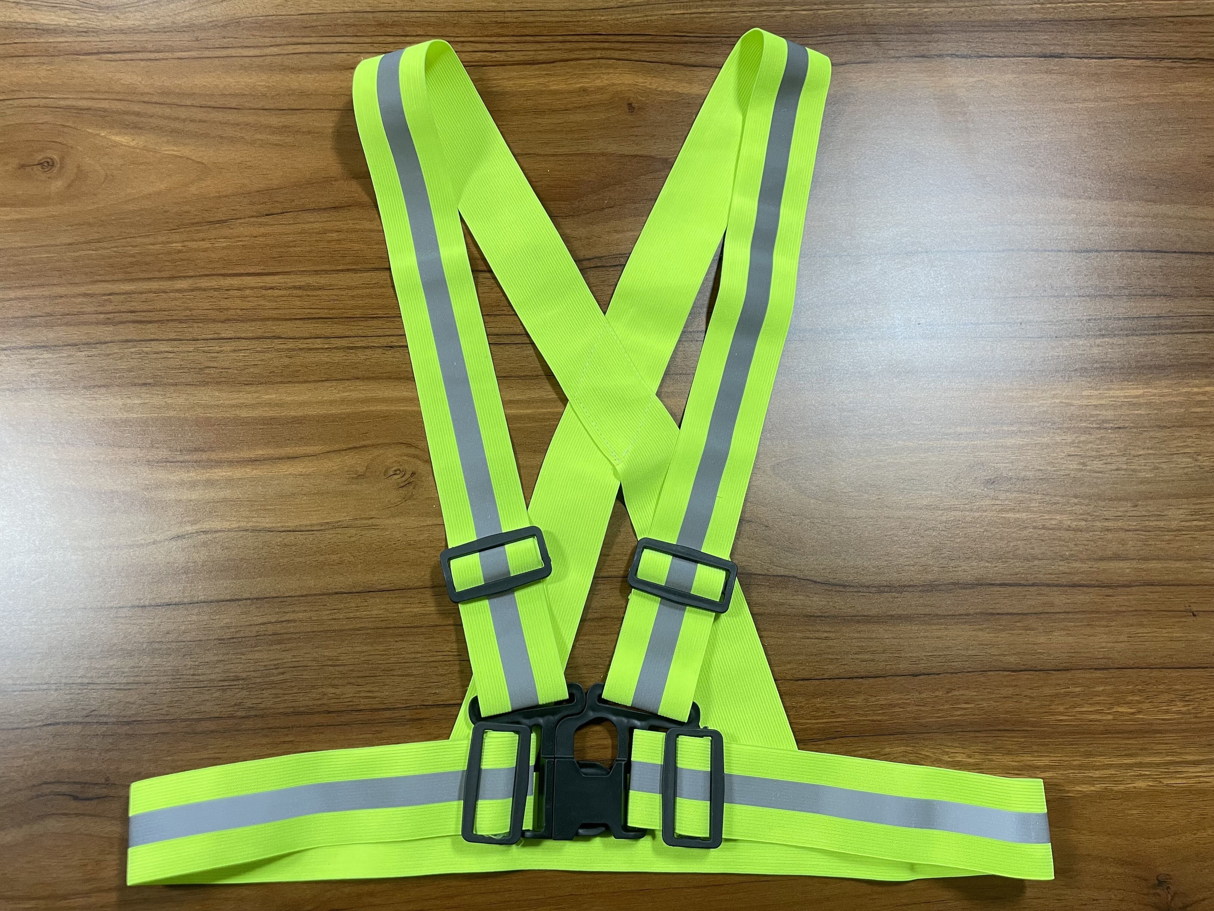 Adjustable Elastic Safety Vest Outdoor Reflective Belt High Visibility
